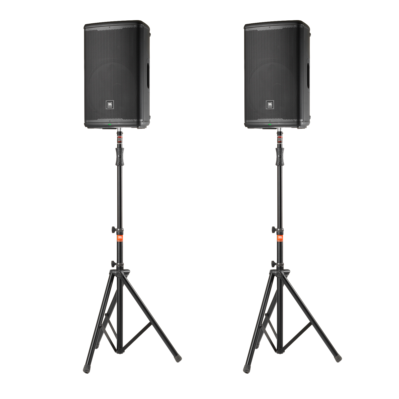 EON715 Speakers + GA Stands Bundle