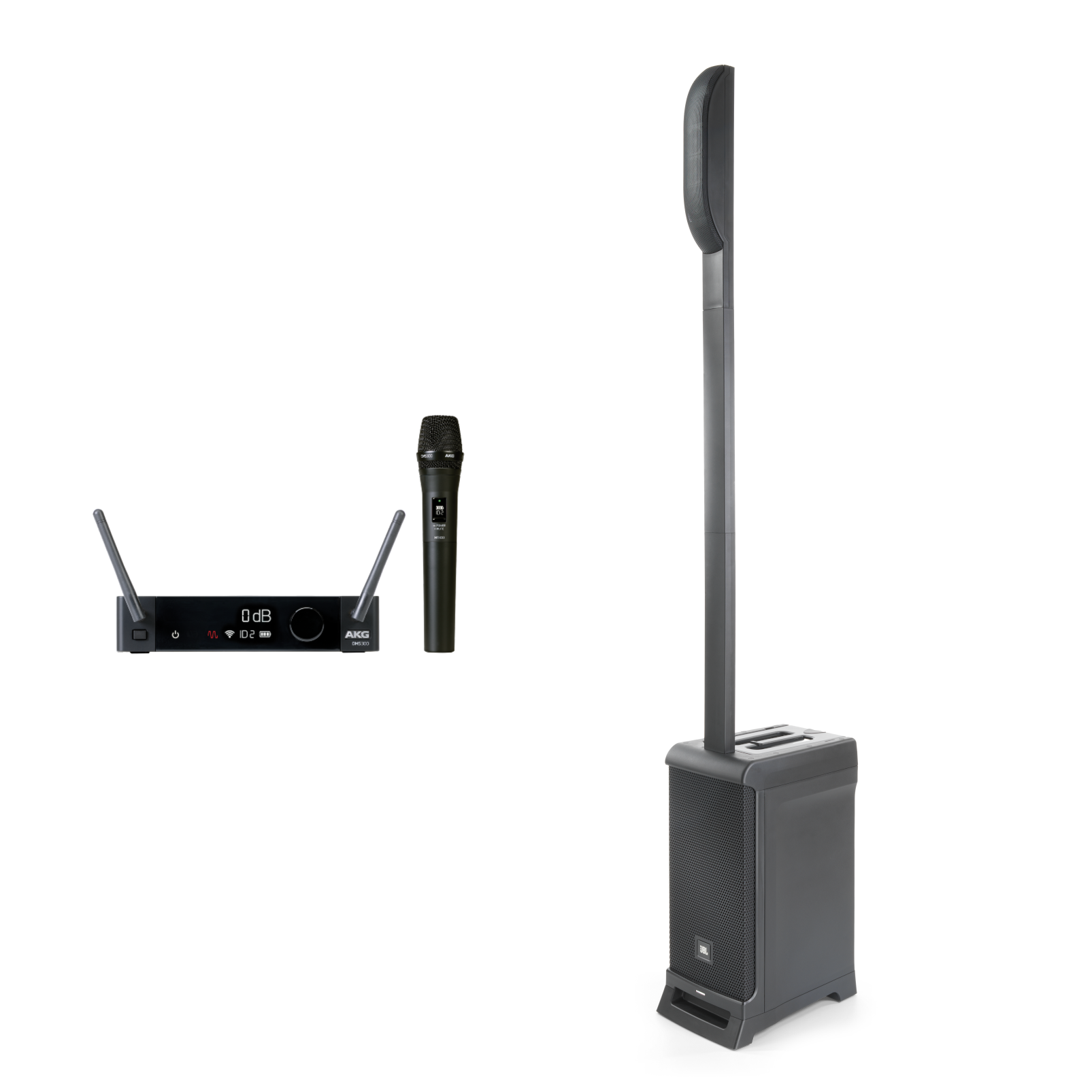 JBL IRX ONE + AKG DMS300 Microphone Bundle