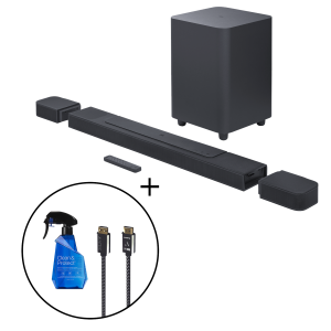 JBL Bar 1000 + Austere VII Series 8K HDMI Cable 1.5m & V Series Clean & Protect 230mL With Dual-Sided Cloth